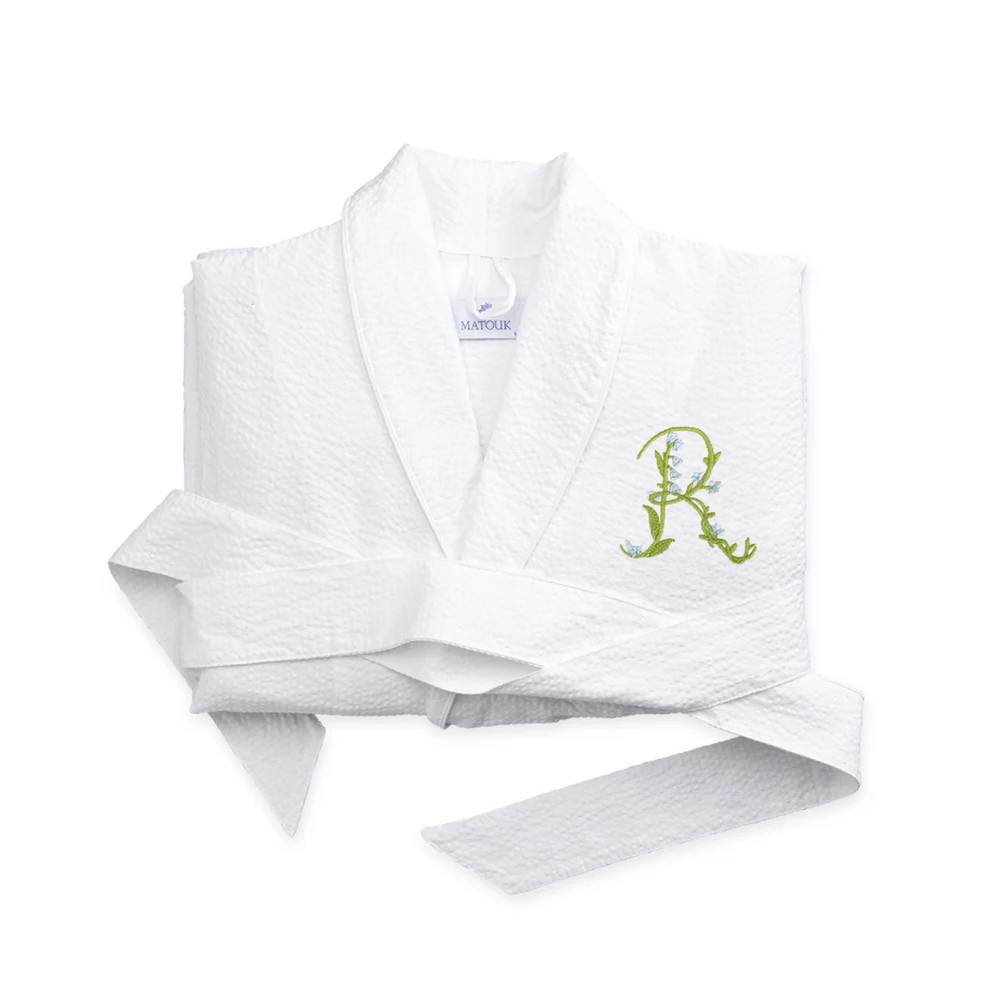 Gina Langford x Courtland & Co. Seersucker Robe