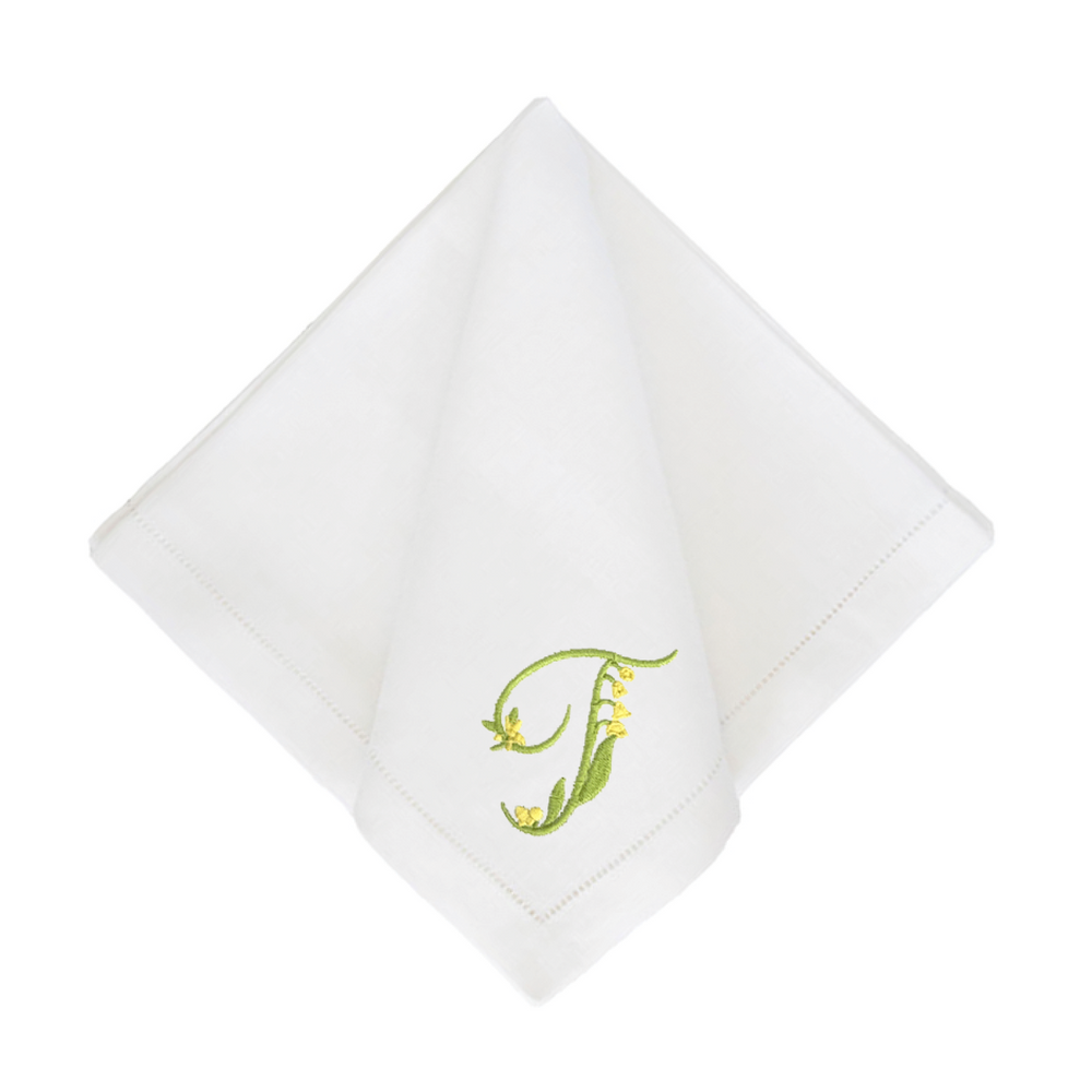 Gina Langford x Courtland & Co. Dinner Napkins - White