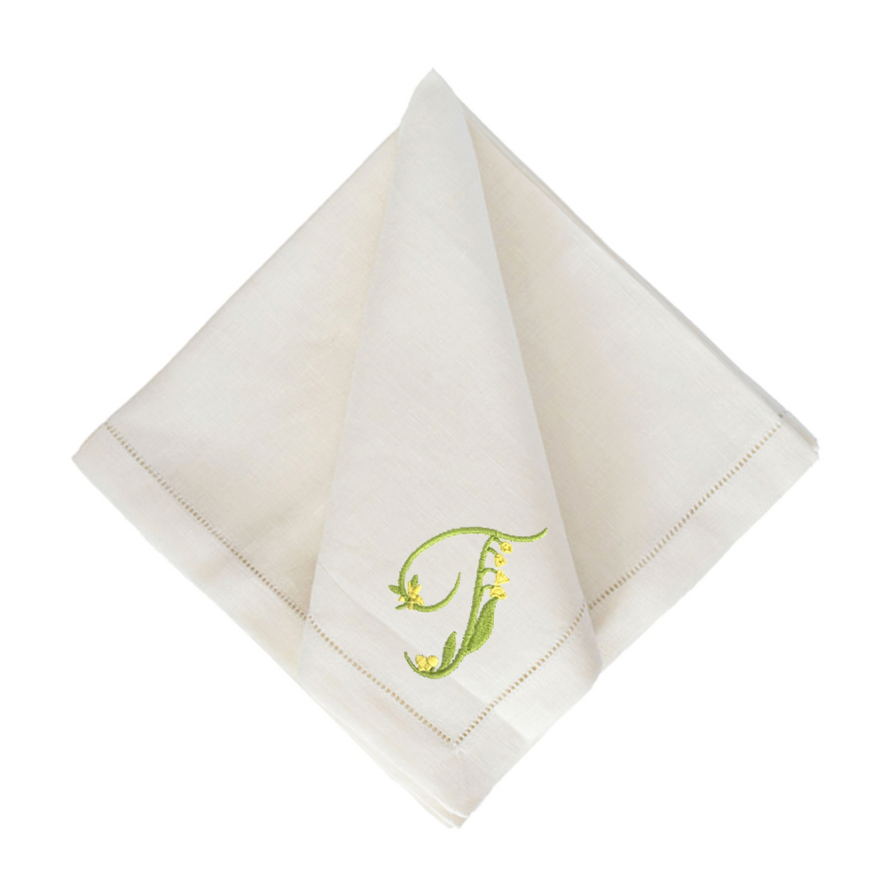 Gina Langford x Courtland and Co. Dinner Napkins - Ecru
