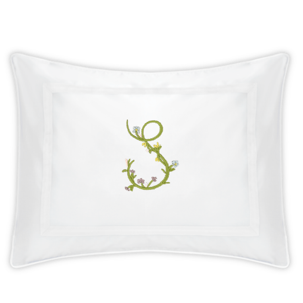 Gina Langford x Courtland & Co. Louise Sham - White