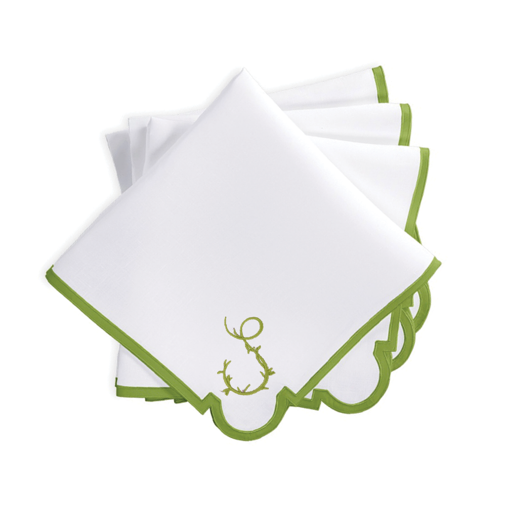 Gina Langford x Courtland & Co. Mirasol Dinner Napkins - Grass