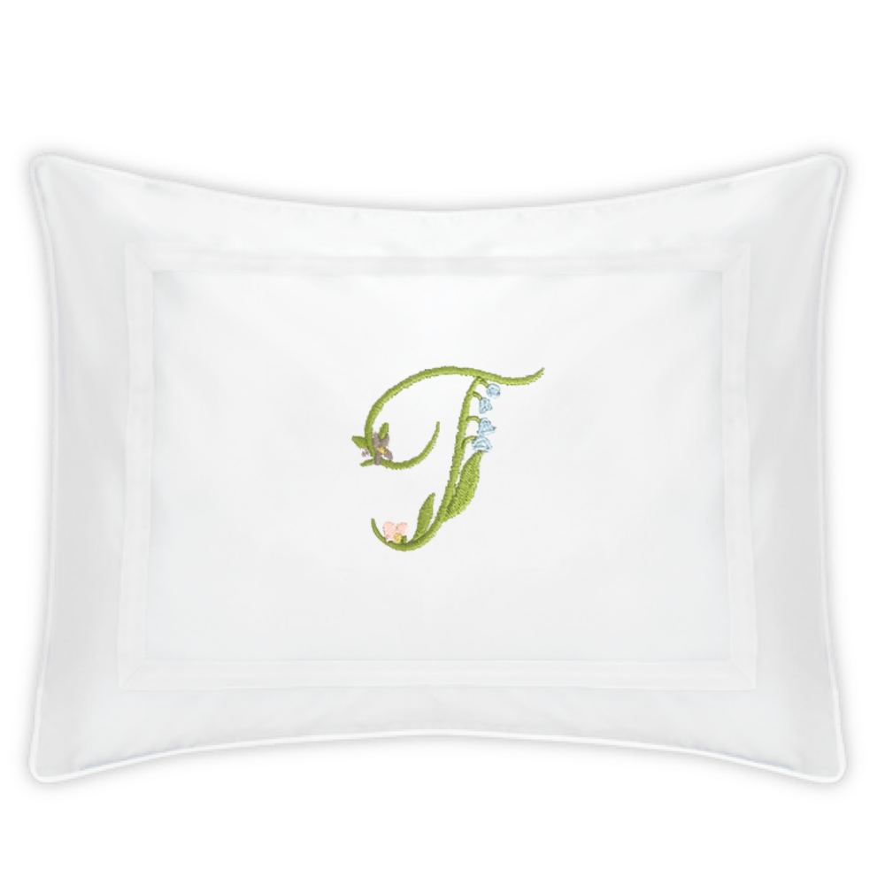 Gina Langford x Courtland & Co. Louise Sham - White