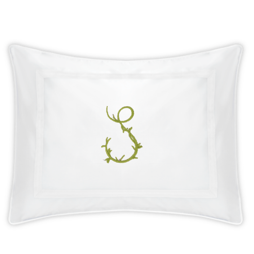 Gina Langford x Courtland & Co. Louise Sham - White