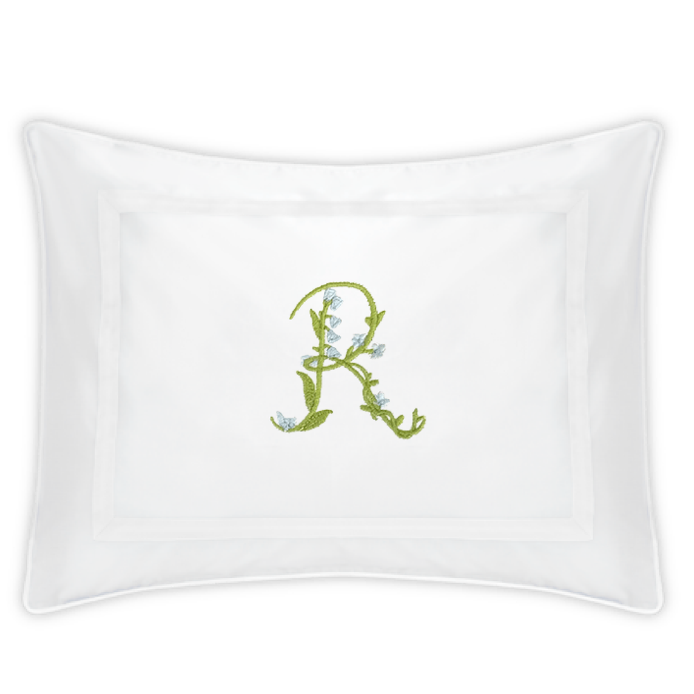Gina Langford x Courtland & Co. Louise Sham - White
