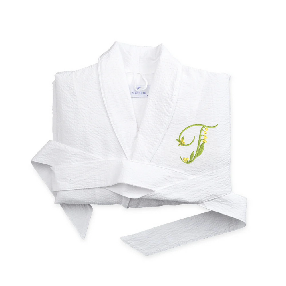 Gina Langford x Courtland & Co. Seersucker Robe