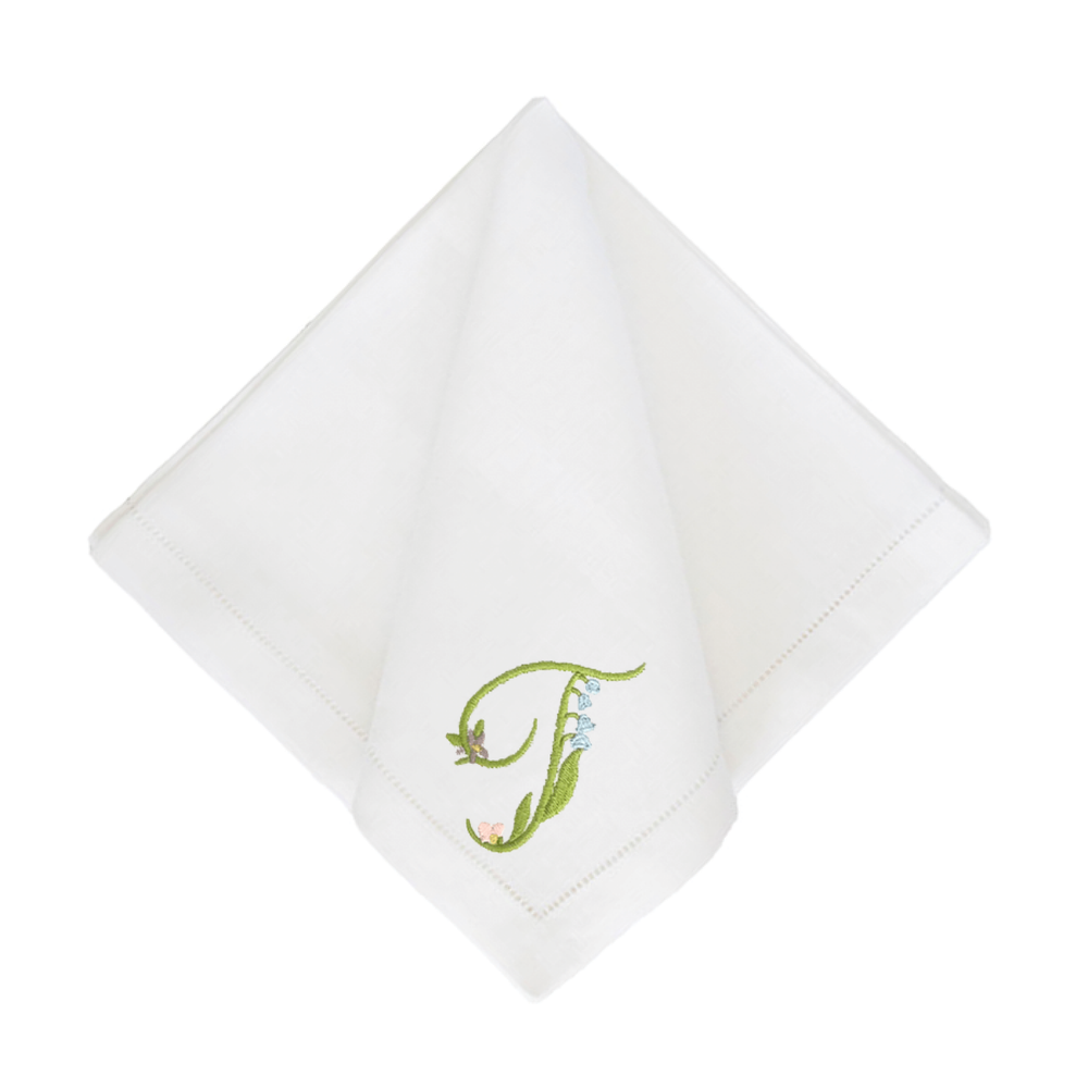 Gina Langford x Courtland & Co. Dinner Napkins - White