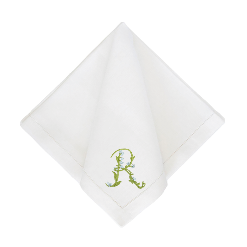 Gina Langford x Courtland & Co. Dinner Napkins - White