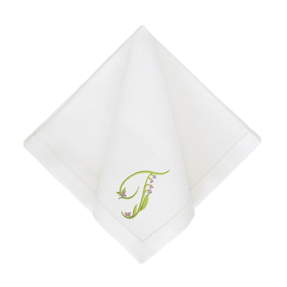 Gina Langford x Courtland & Co. Dinner Napkins - White