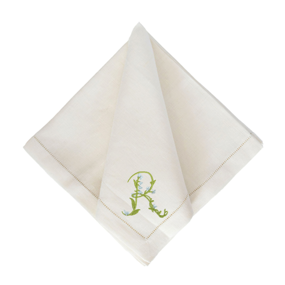 Gina Langford x Courtland and Co. Dinner Napkins - Ecru