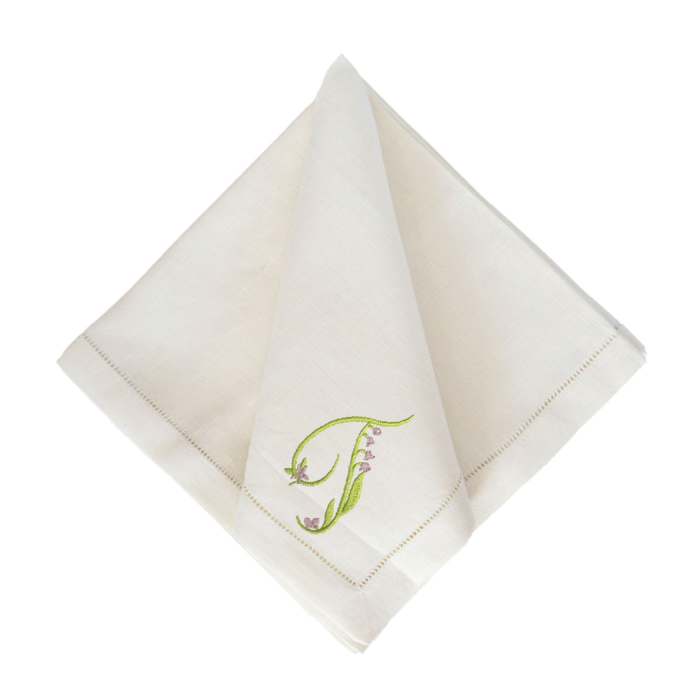 Gina Langford x Courtland and Co. Dinner Napkins - Ecru
