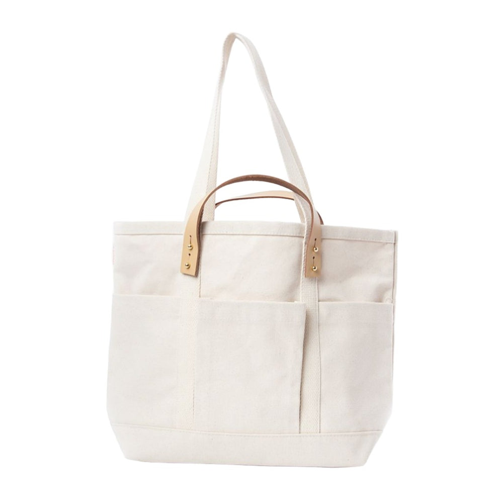 CanvasCraft Customizable Leather-Handled Tote