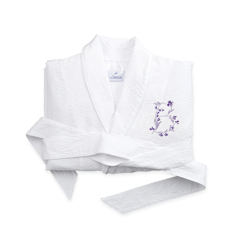 Gina Langford x Courtland & Co. Seersucker Robe
