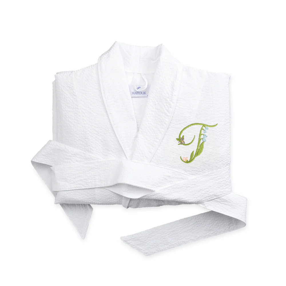Gina Langford x Courtland & Co. Seersucker Robe
