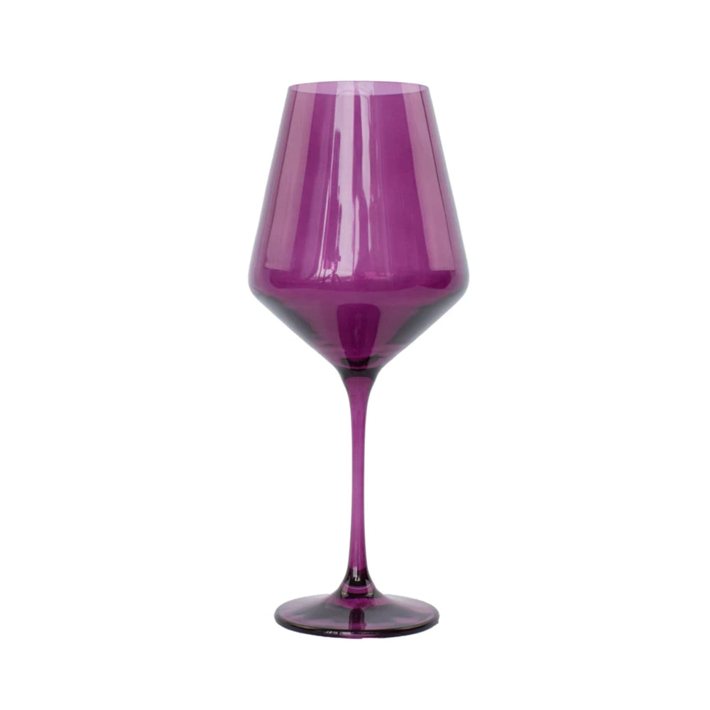 Amethyst Stemmed Wine Glasses