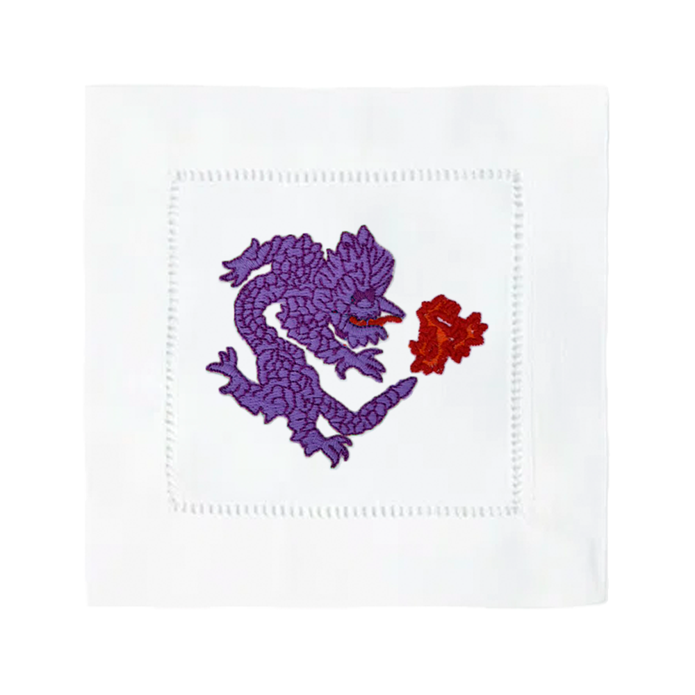 Dragon Cocktail Napkins - 6 Colors