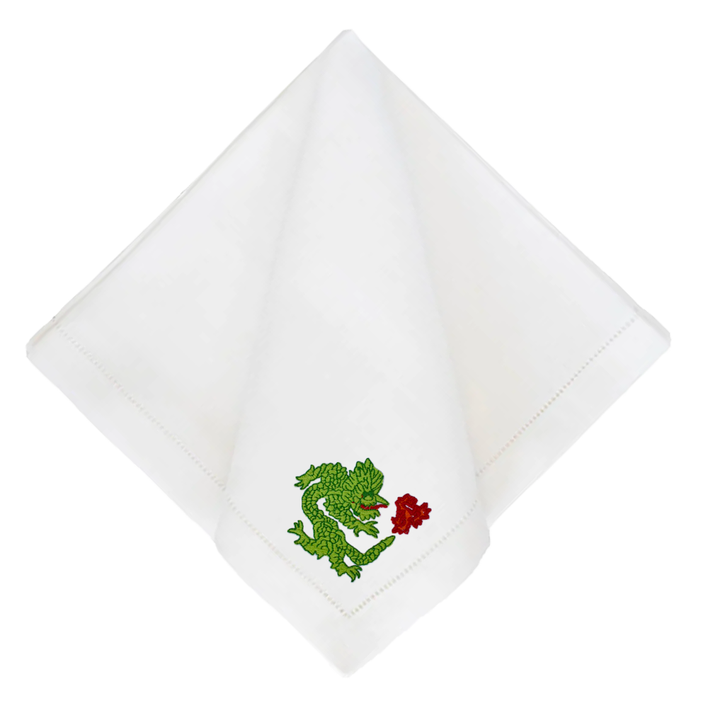Dragon Customizable Dinner Napkins - 5 Colors