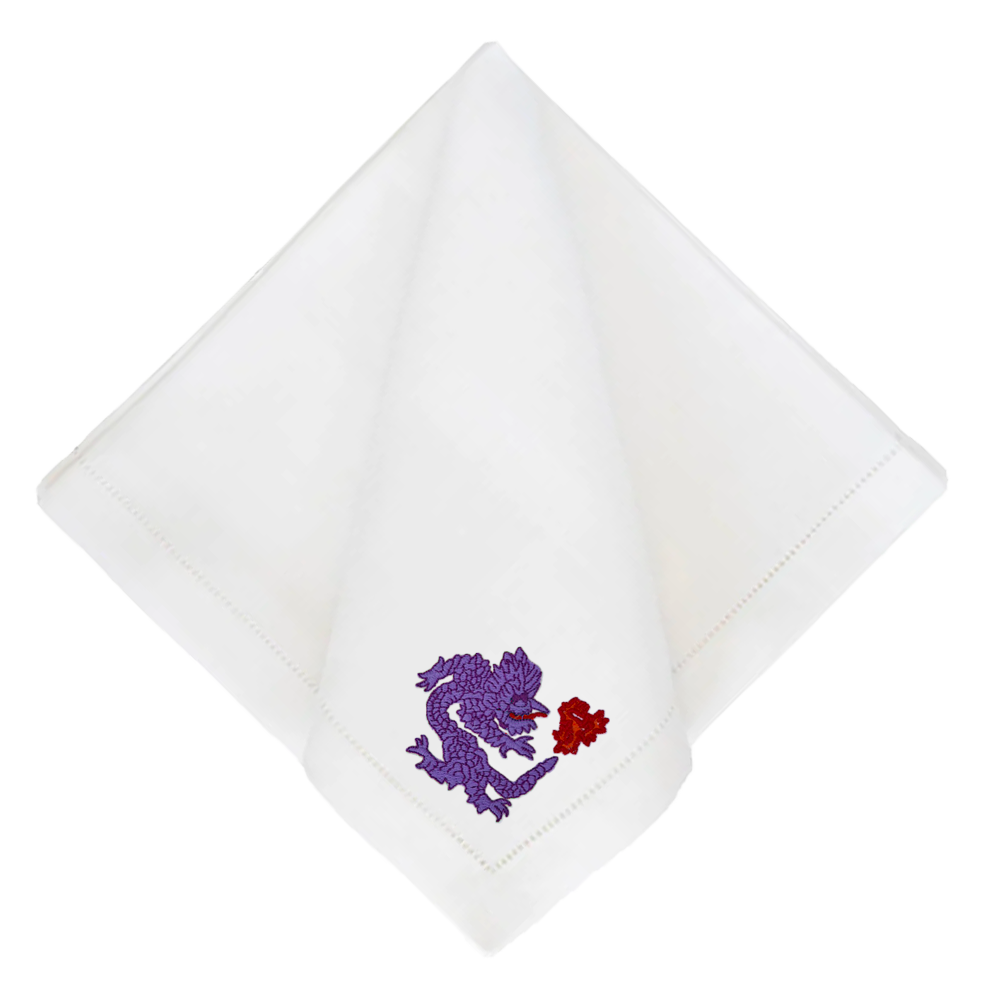 Dragon Customizable Dinner Napkins - 5 Colors