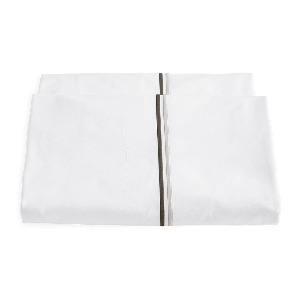 Essex Flat Sheet in Charcoal