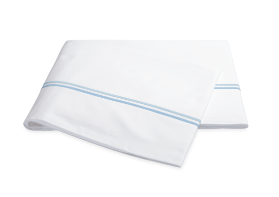 Essex Flat Sheet in Light Blue