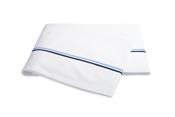 Essex Flat Sheet in Navy