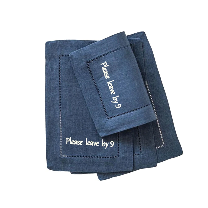 6x9 Please Leave by 9 Cocktail Napkins