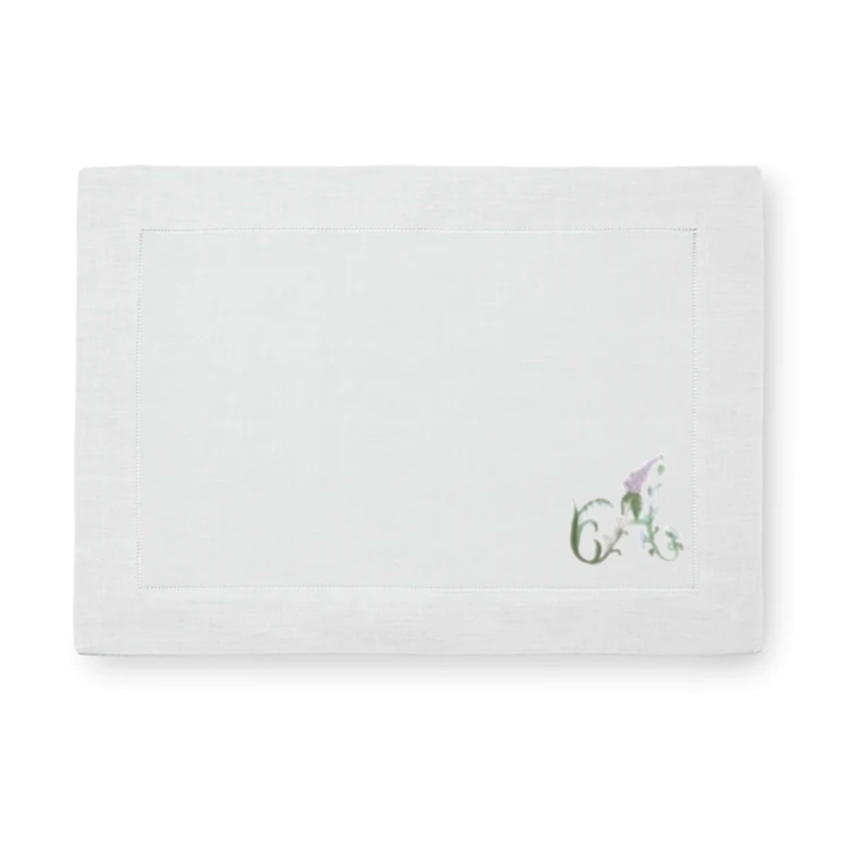 Floral Alphabet Placemats