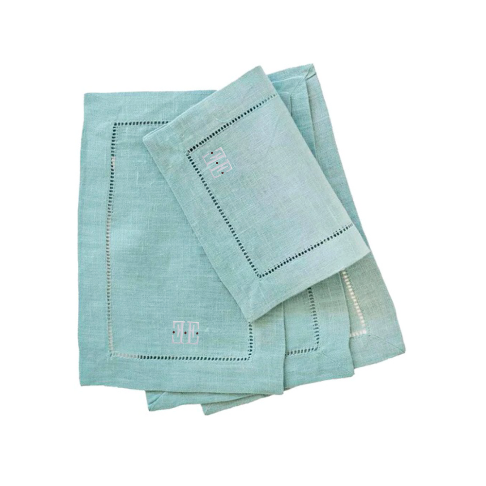 Festival 6x9 Customizable Linen Cocktail Napkins - Poolside