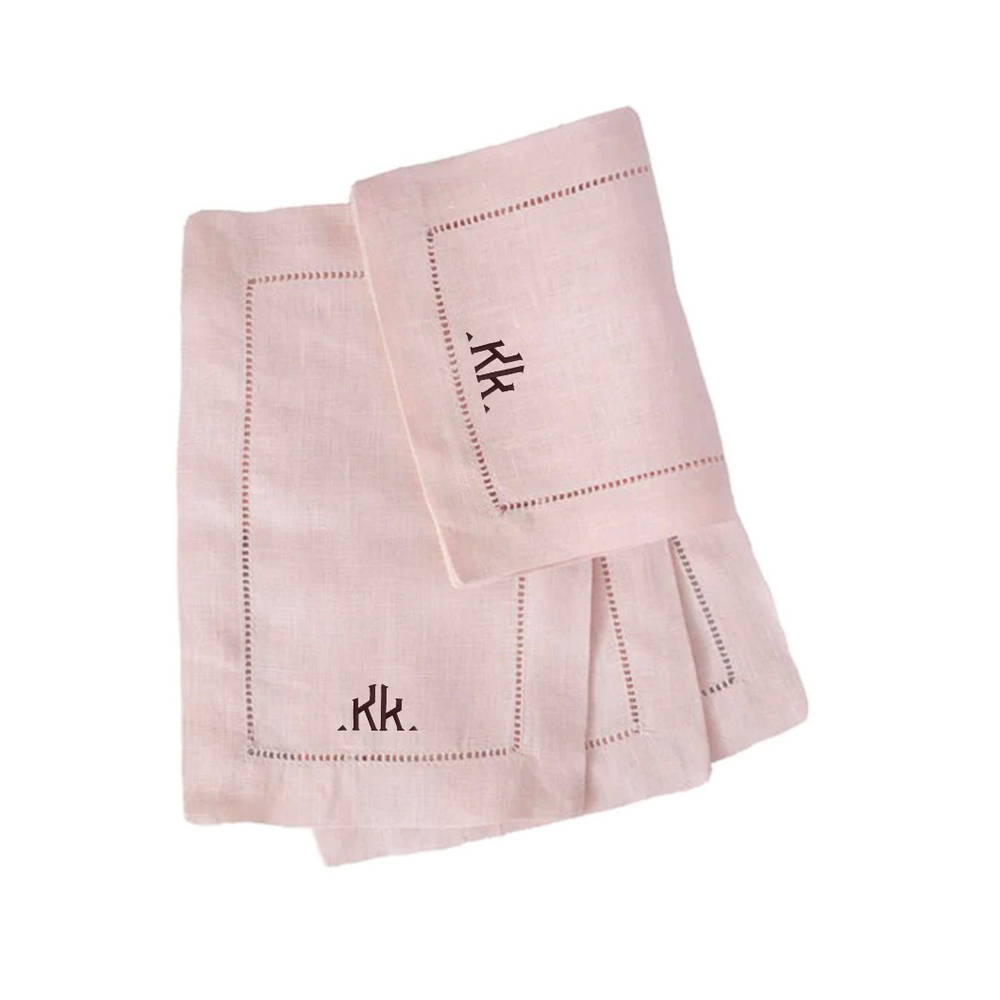 Festival 6x9 Customizable Linen Cocktail Napkins - Petal