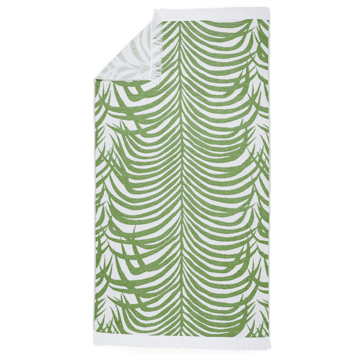 Zebra Palm Customizable Beach Towels