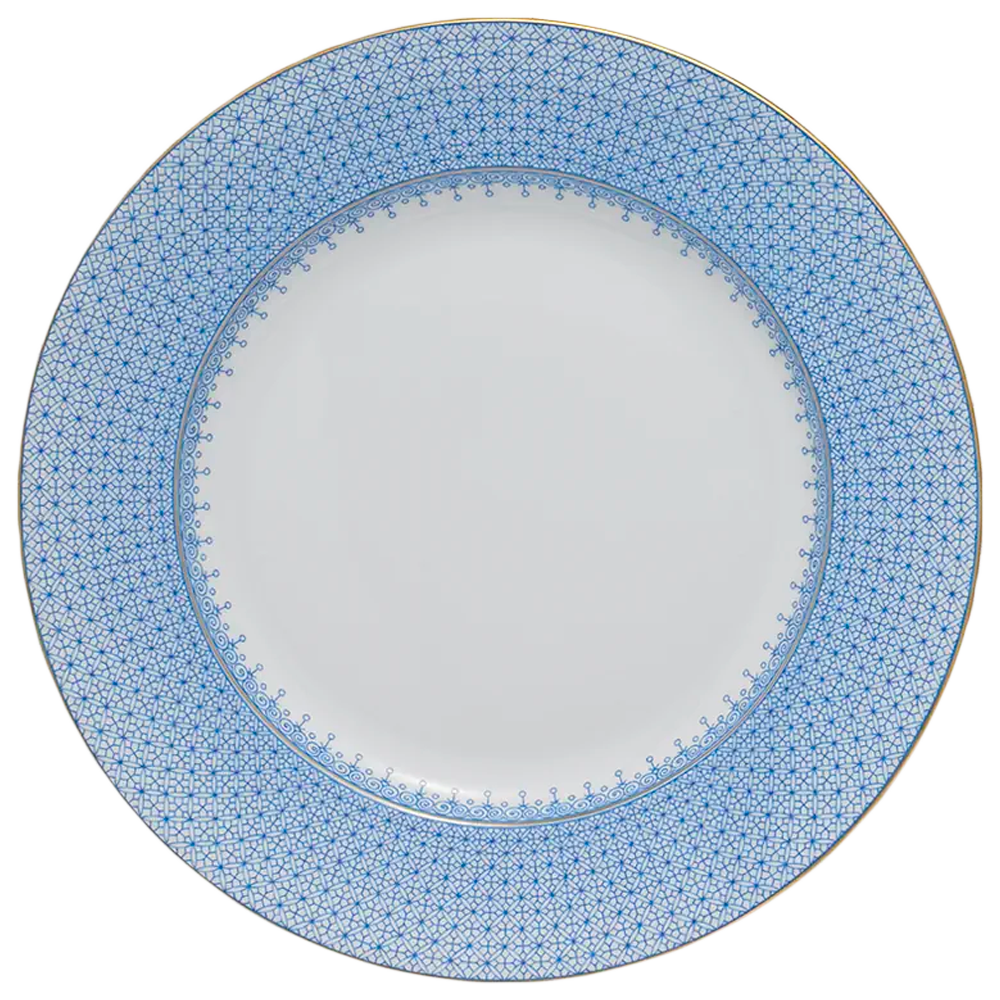 Lace Dinner Plate - Cornflower