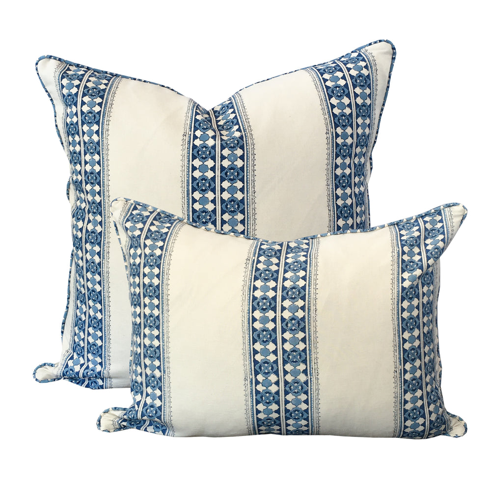 Amira Hand Blocked Print Pillow