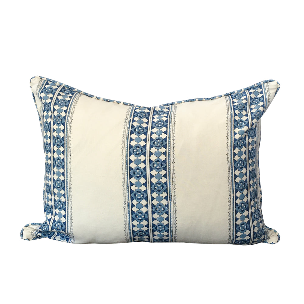 Amira Hand Blocked Print Pillow