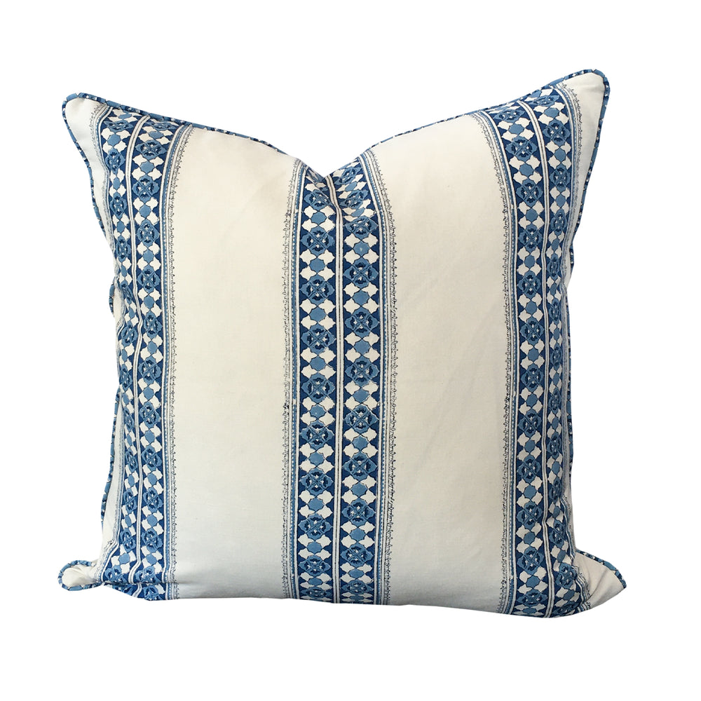 Amira Hand Blocked Print Pillow