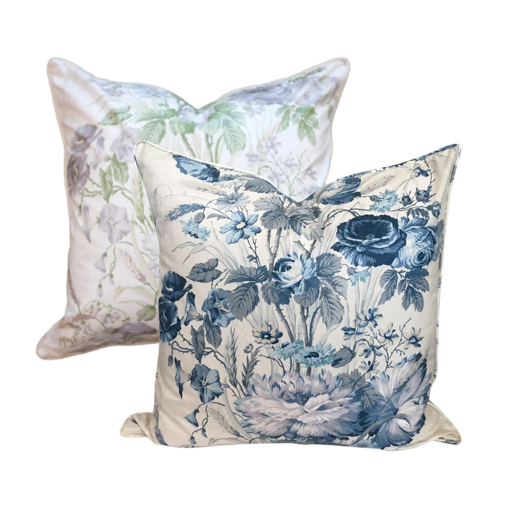Boughton House Pillow - Porcelain / Gris