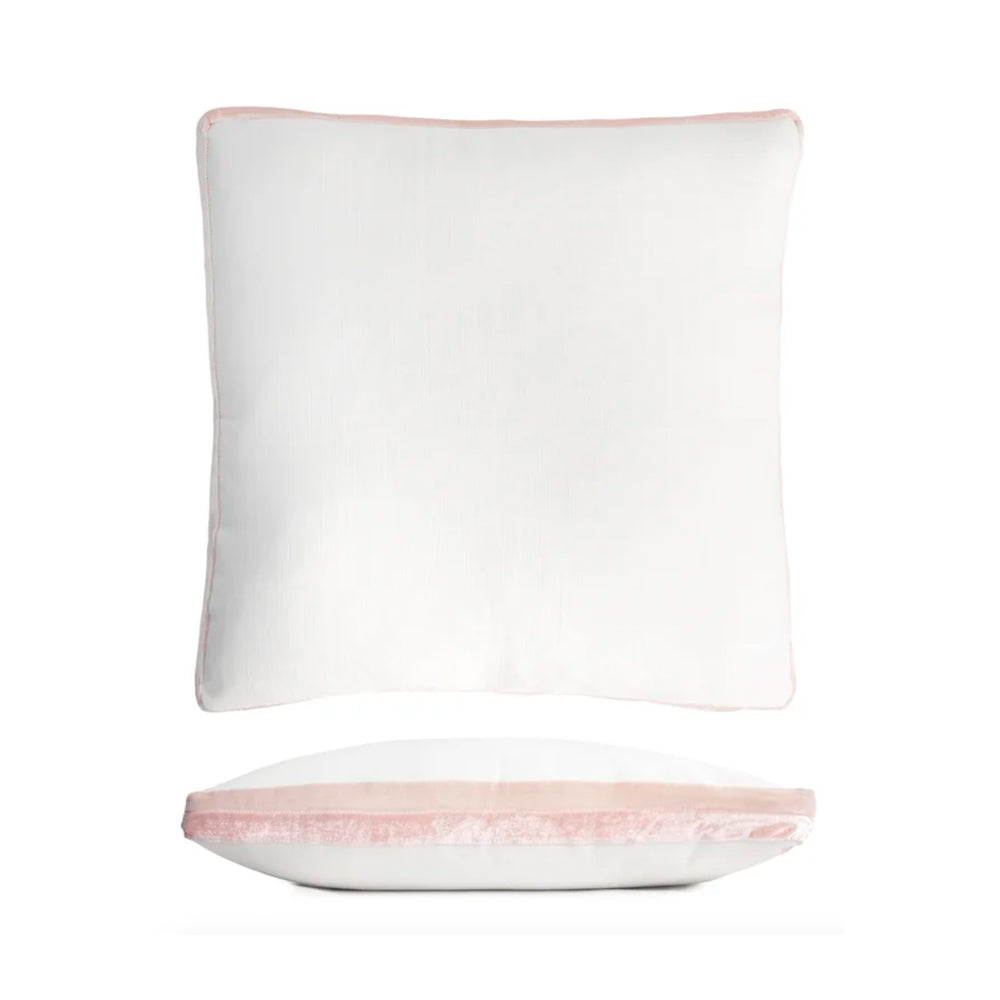 Double Tuxedo Pillow - Grass / Blush / Latte / Mango