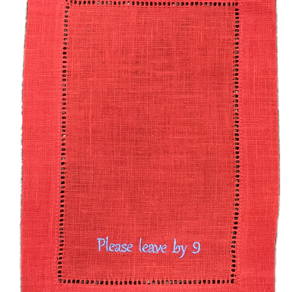 6x9 Please Leave by 9 Cocktail Napkins