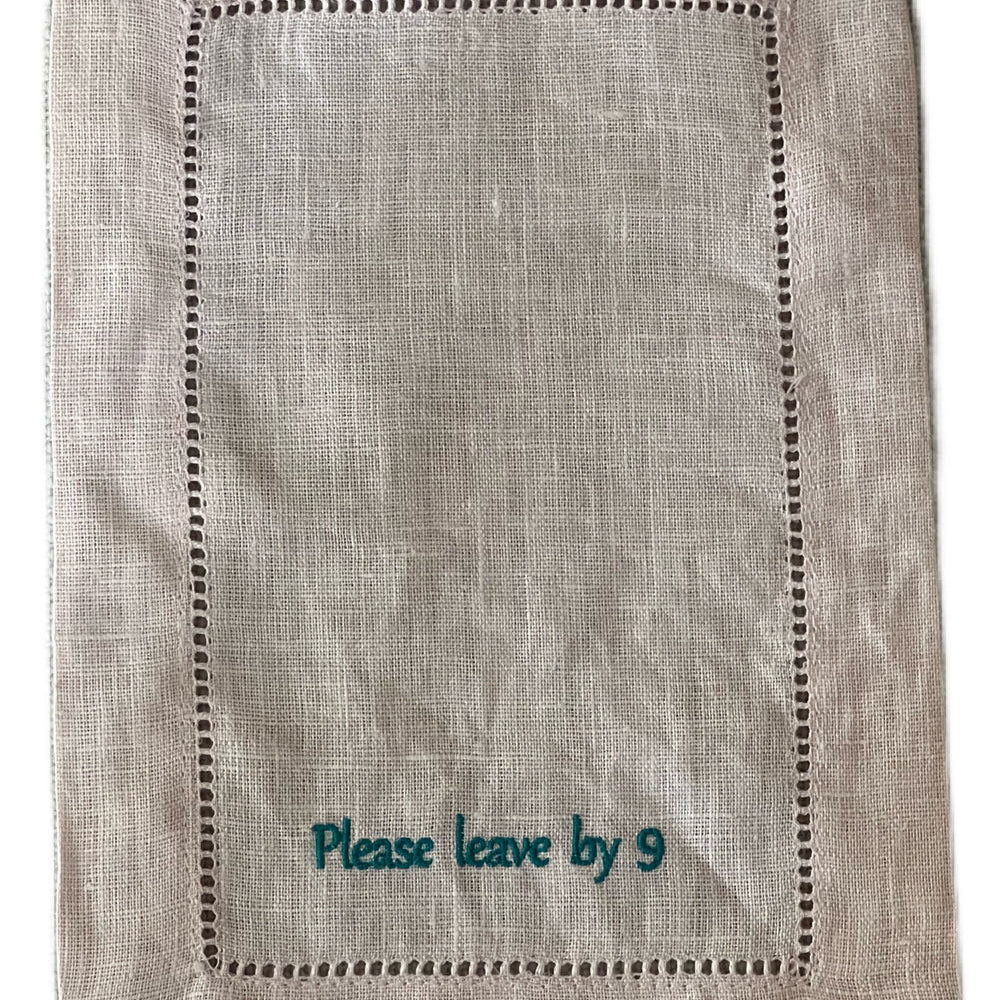 6x9 Please Leave by 9 Cocktail Napkins