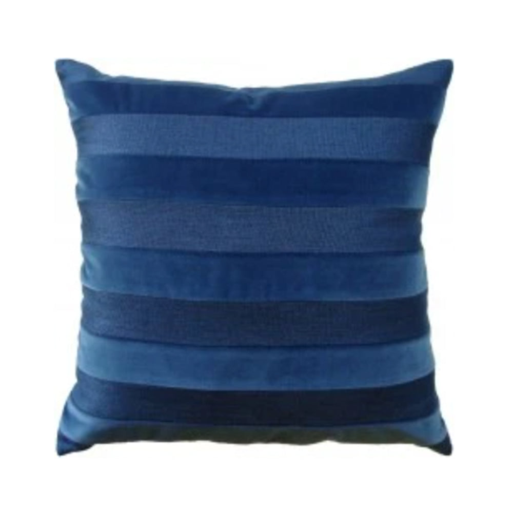 Parker Stripe Pillow - Taupe / Marine