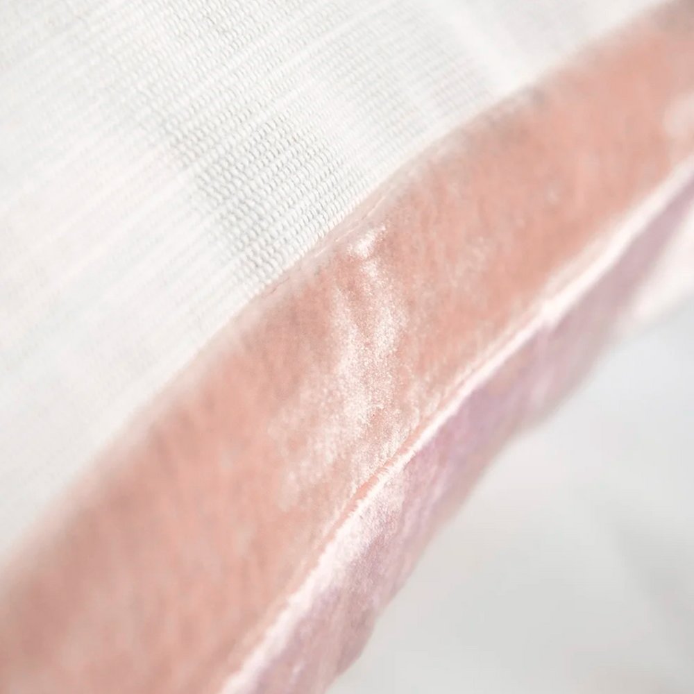 Double Tuxedo Pillow - Grass / Blush / Latte / Mango