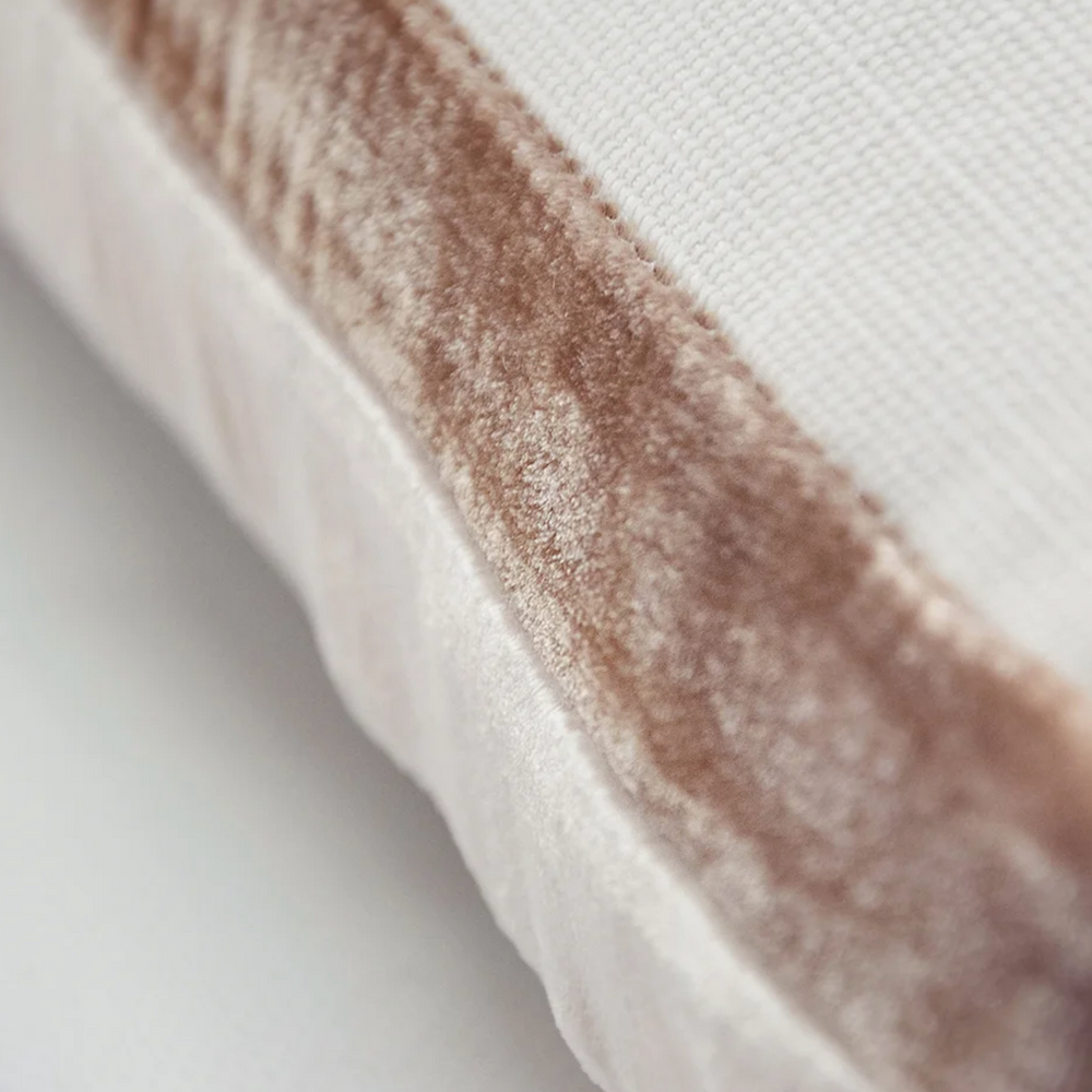 Double Tuxedo Pillow - Grass / Blush / Latte / Mango