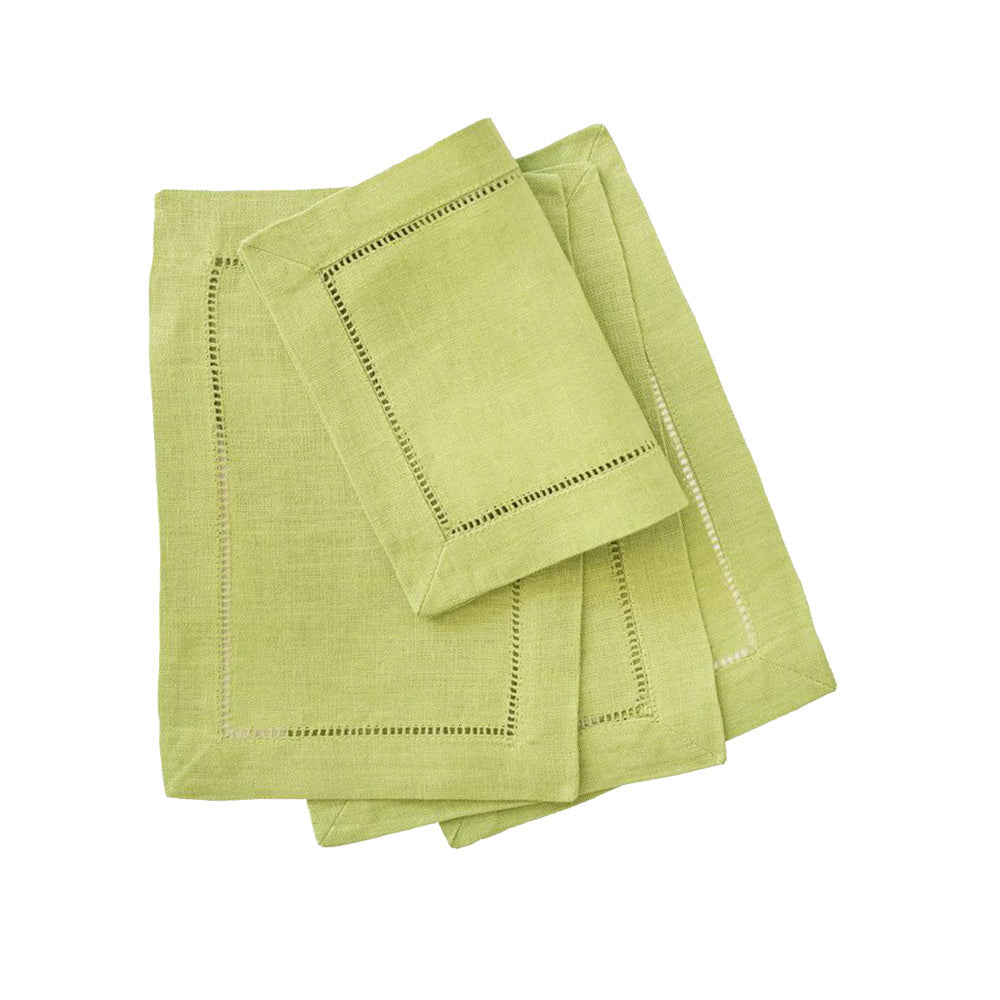 Festival 6x9 Customizable Linen Cocktail Napkins - Fern