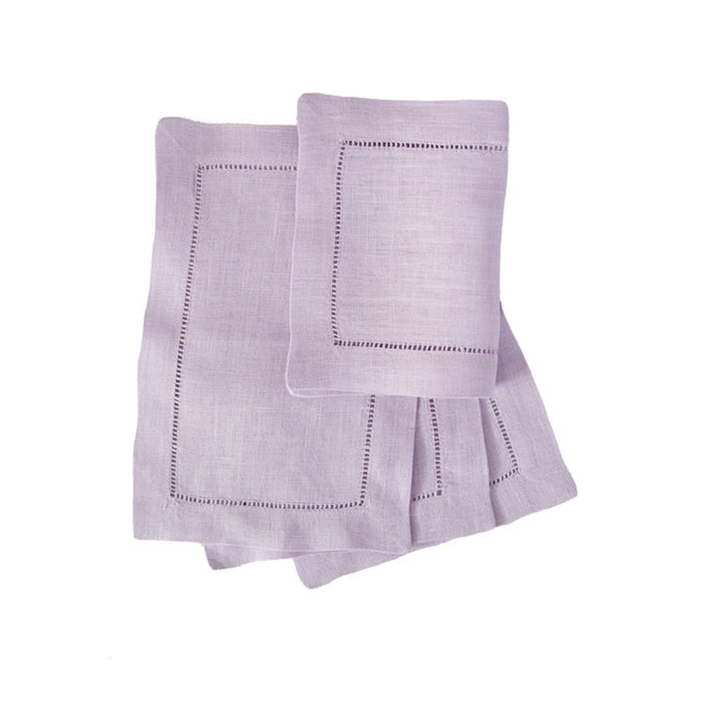 Festival 6x9 Customizable Linen Cocktail Napkins - Pansy