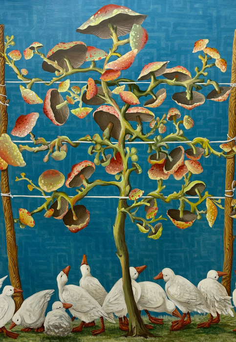 Paper Panel-Duck Flock