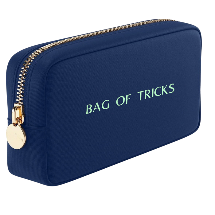 Bag of Tricks Navy Cosmetic Bag