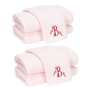 MILAGRO PETAL TOWEL BUNDLE WITH EMBROIDERY