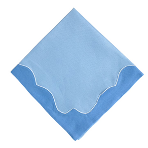 Scallop Border Dinner Napkins