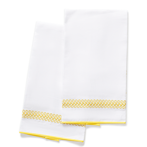 Astor Braid Guest Towels-set of 2