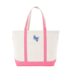 Bob Christian Circus Blossom in Blue Tote Bag-Multiple Colors & Sizes