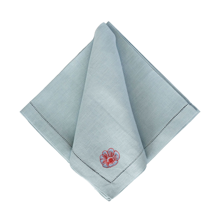 Poppy Christmas Dinner Napkins-Multiple Colors