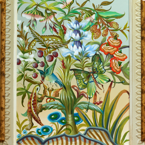 Fantasy Garden Butterfly Acrylic on Canvas